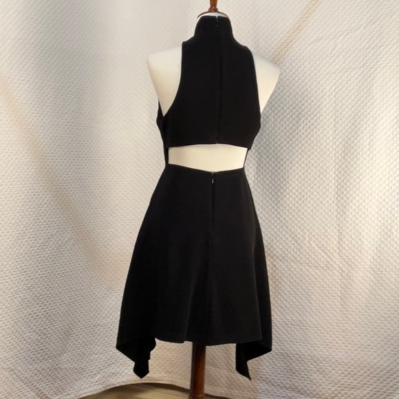 Cinq a Sept Julia Black Cutout Dress Size 8 - Picture 4 of 7